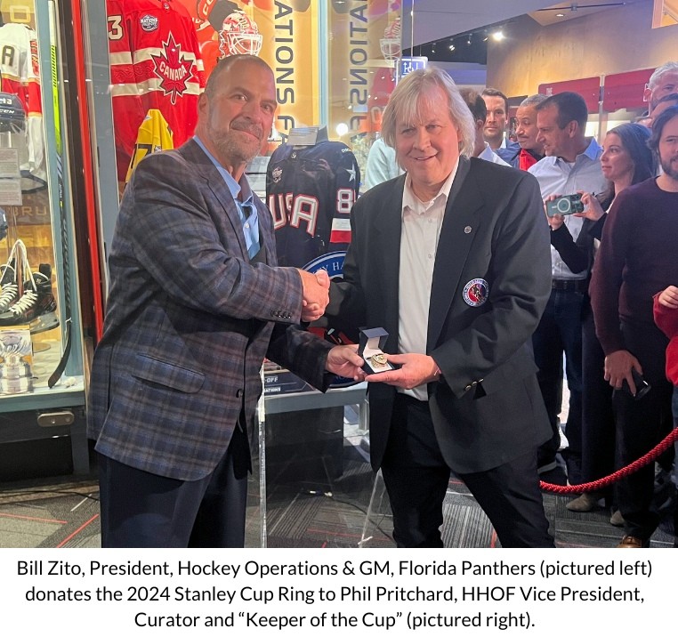 Florida Panthers donate 2024 Stanley Cup ring